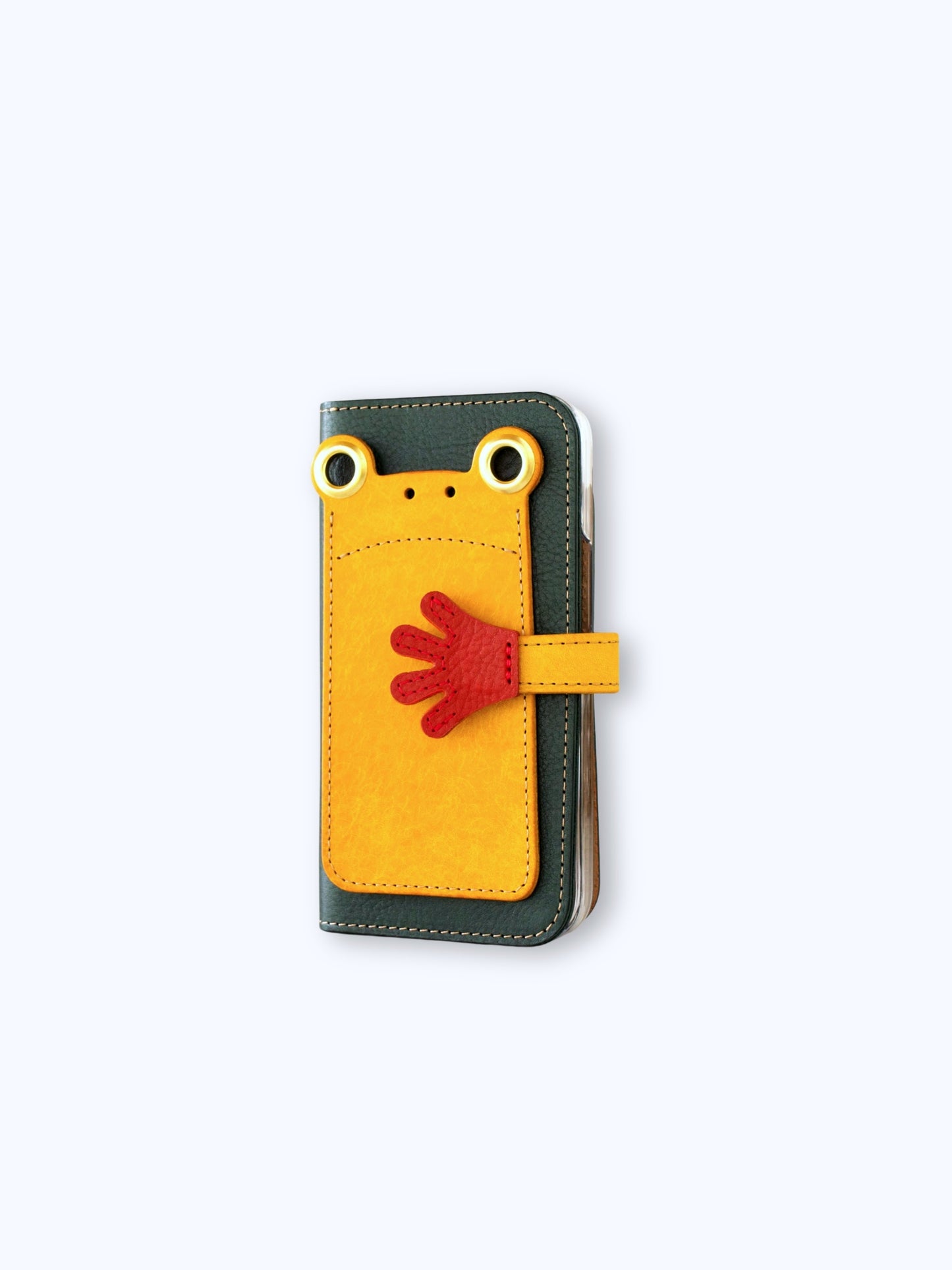 カエルの手帳型スマホケース『ケロPhone』