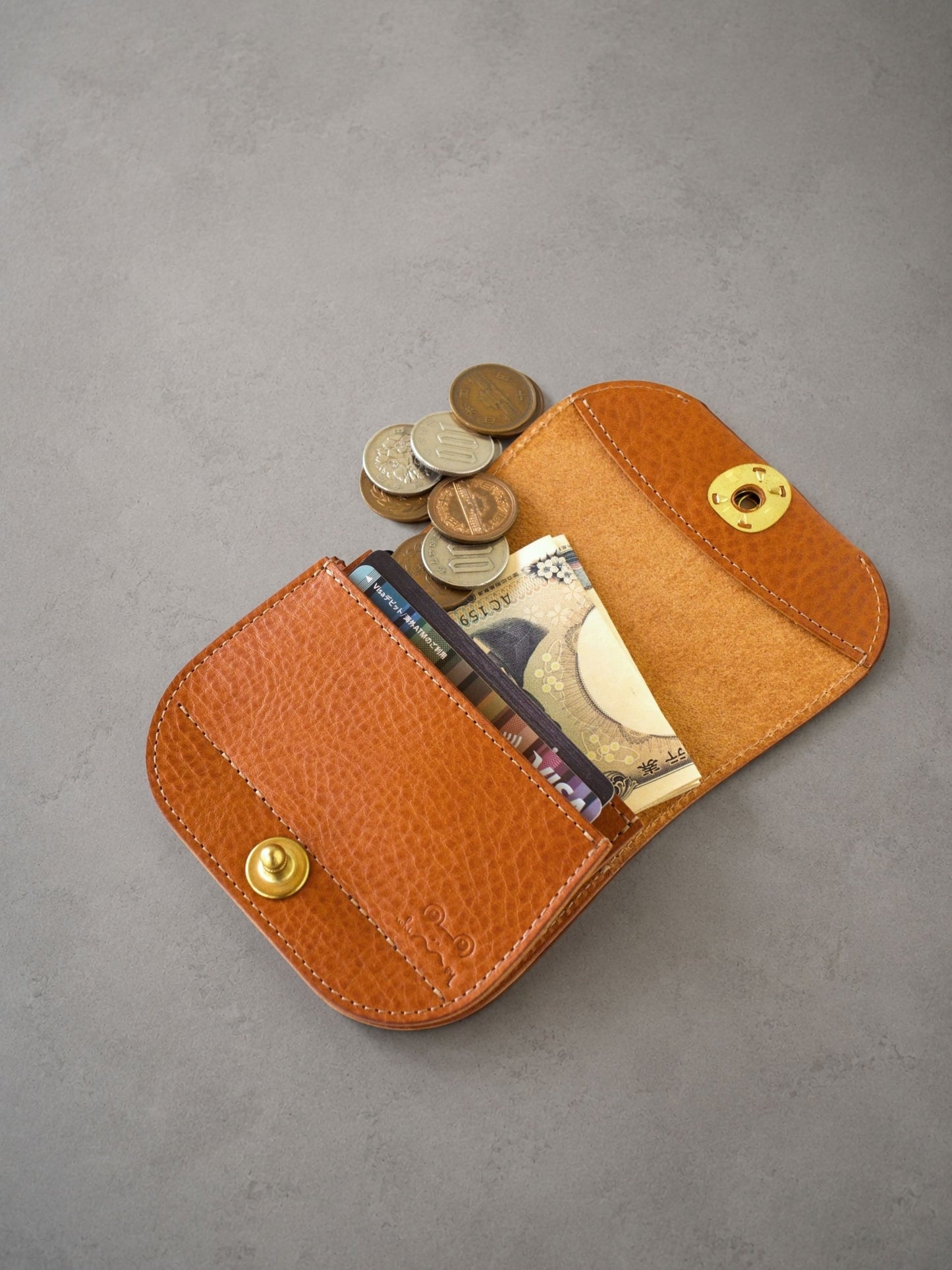 Turtle Stud Mini Wallet