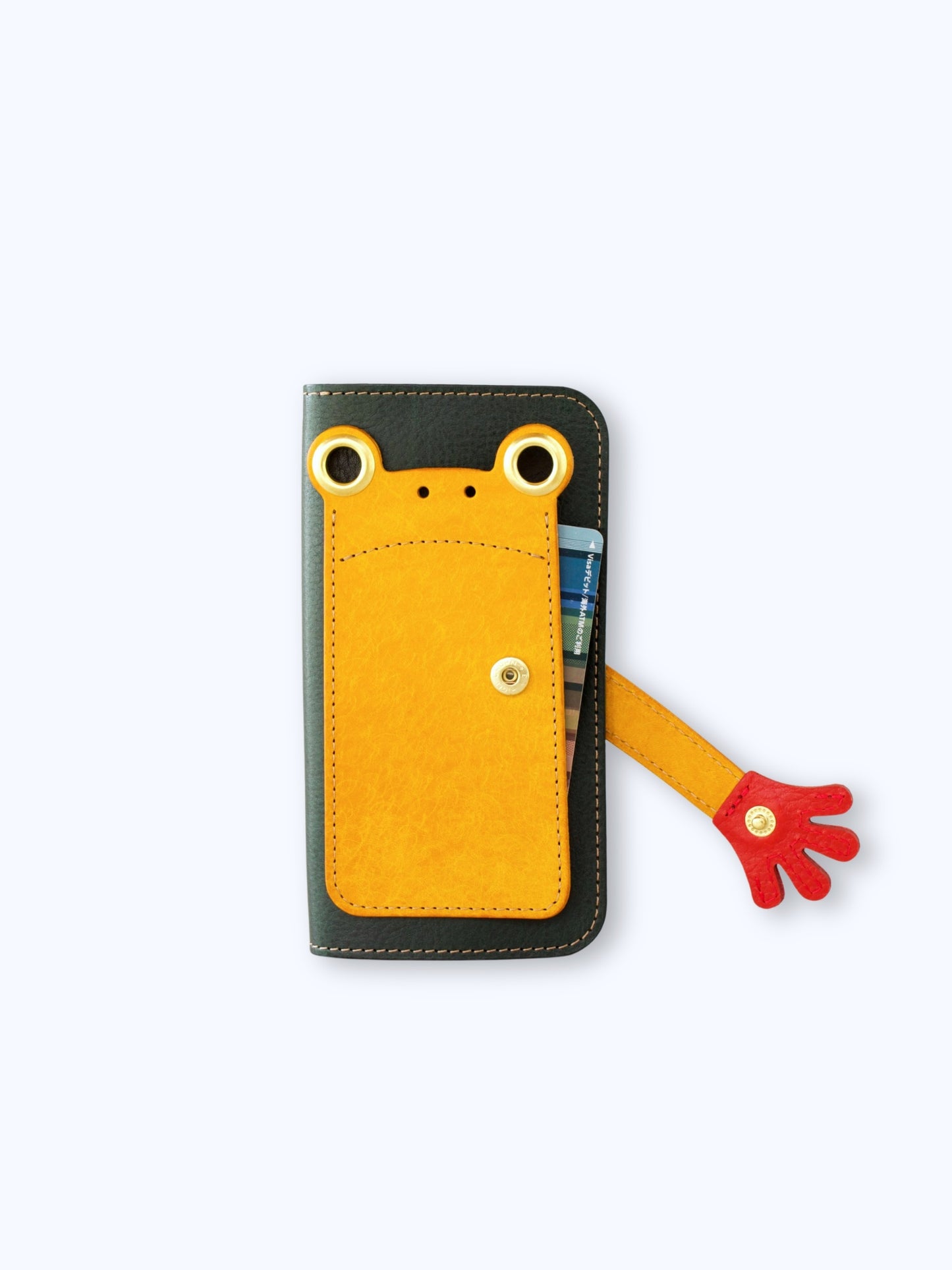 カエルの手帳型スマホケース『ケロPhone』