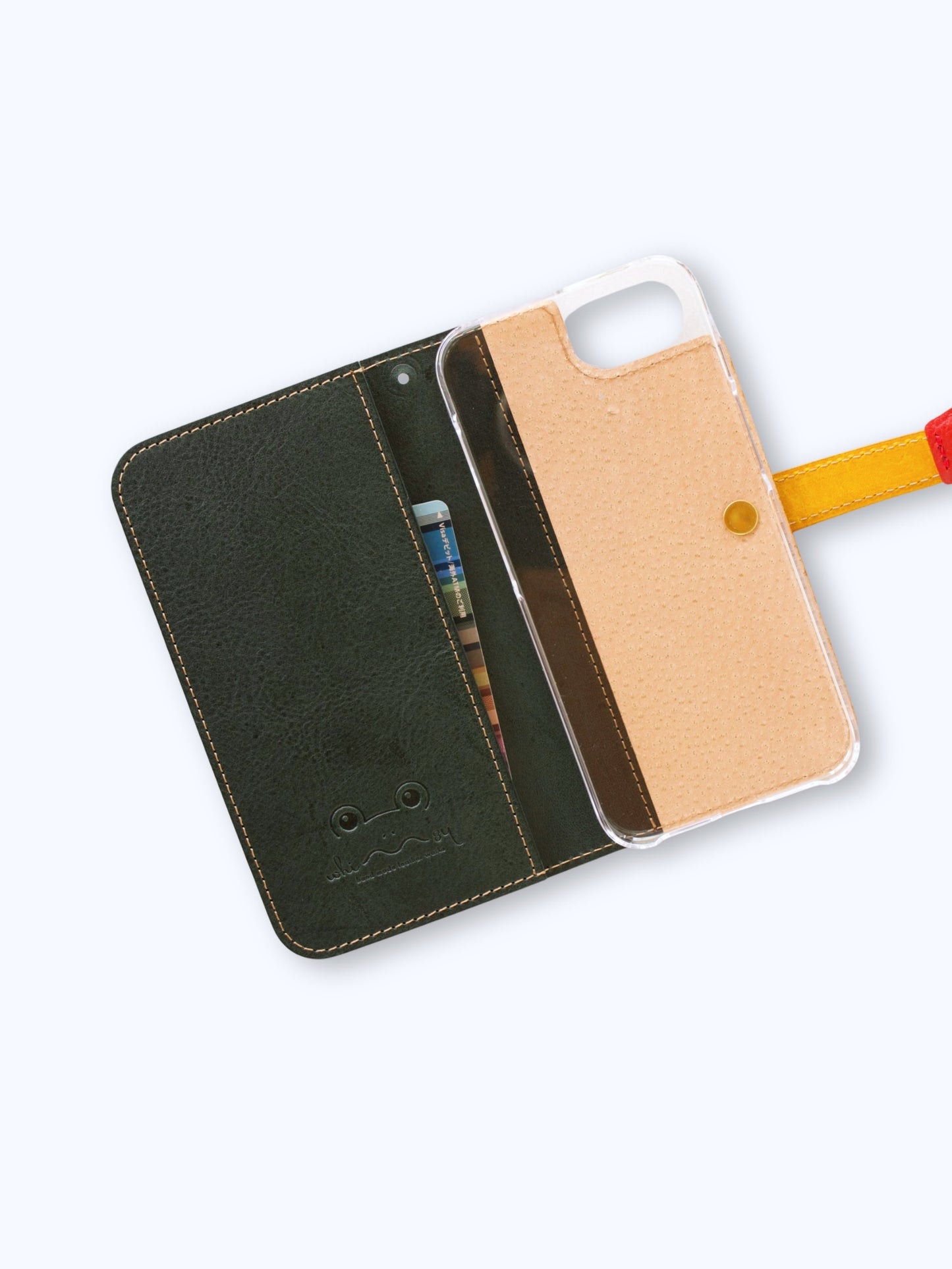 カエルの手帳型スマホケース『ケロPhone』
