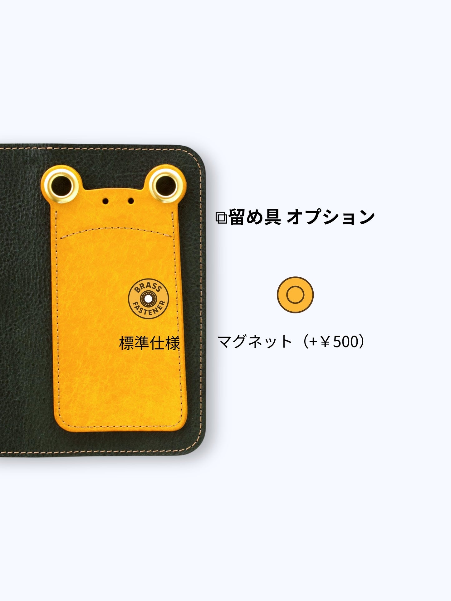 カエルの手帳型スマホケース『ケロPhone』
