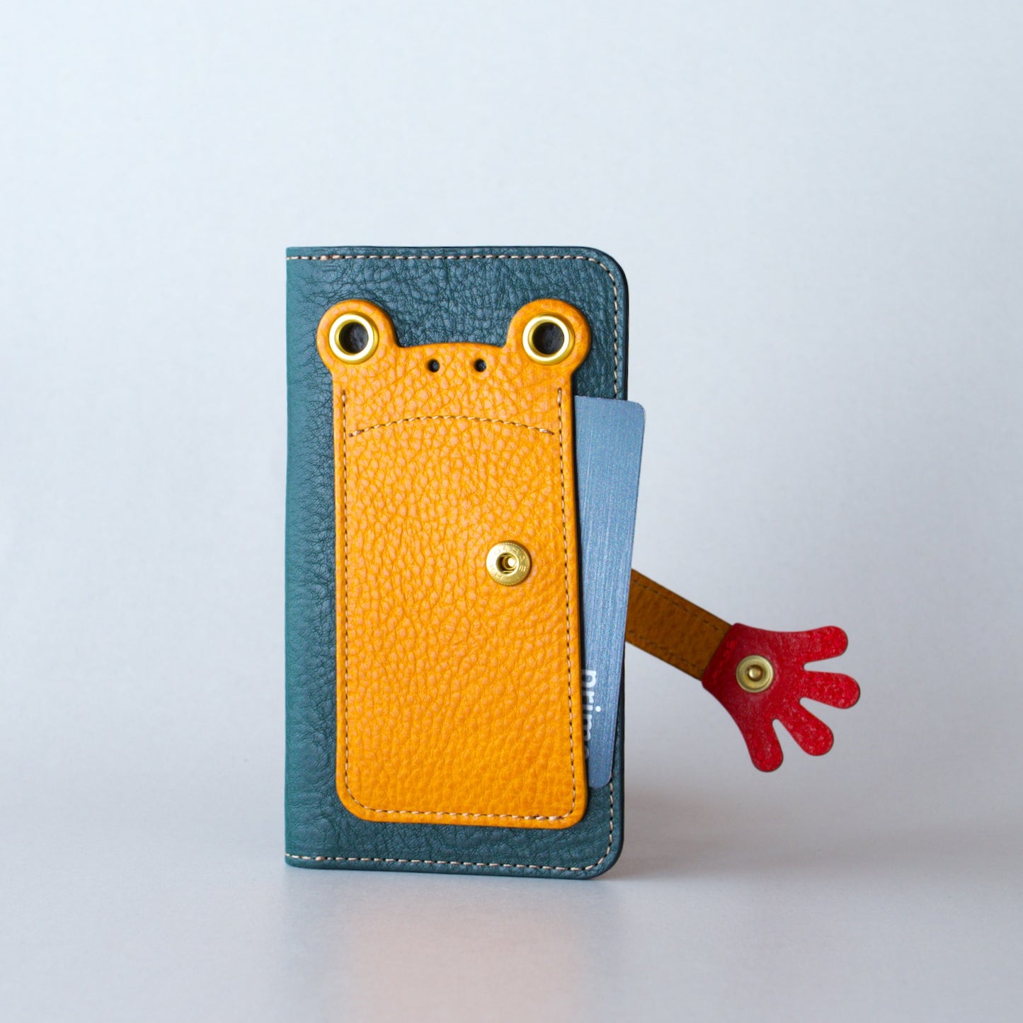 カエルの手帳型スマホケース『ケロPhone』