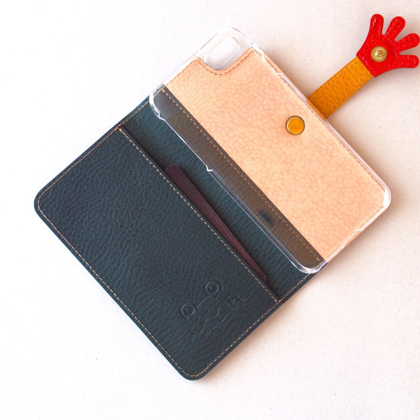 カエルの手帳型スマホケース『ケロPhone』