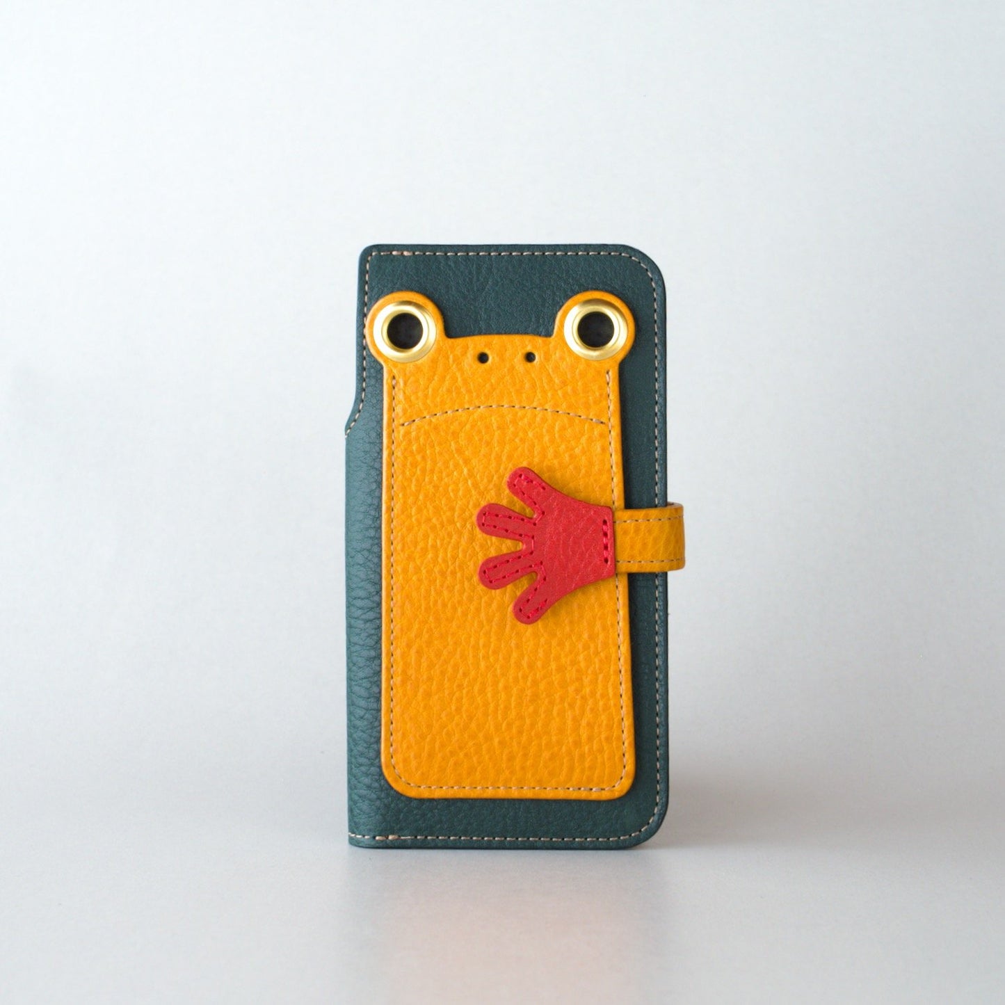 カエルの手帳型スマホケース『ケロPhone』iPhone17Pro対応