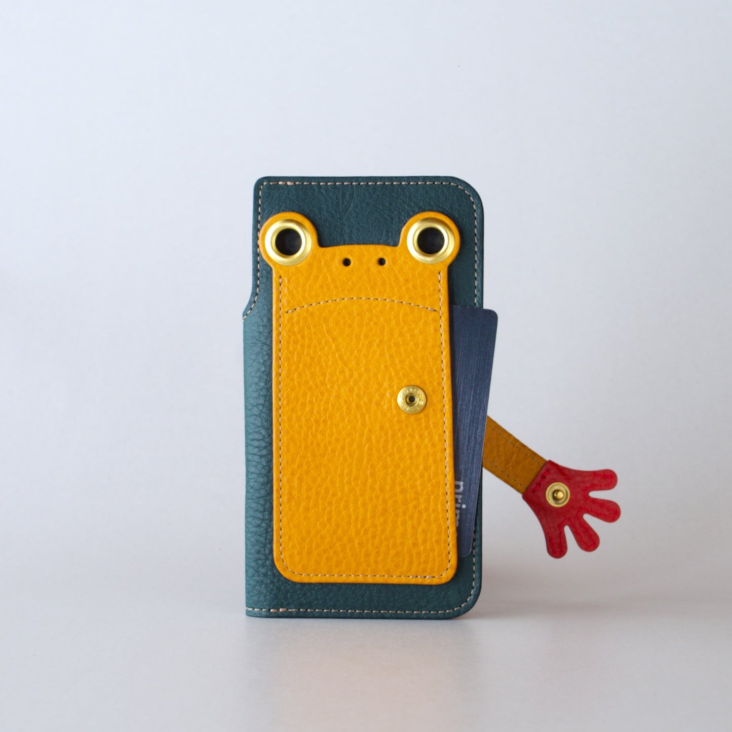 カエルの手帳型スマホケース『ケロPhone』iPhone17Pro対応